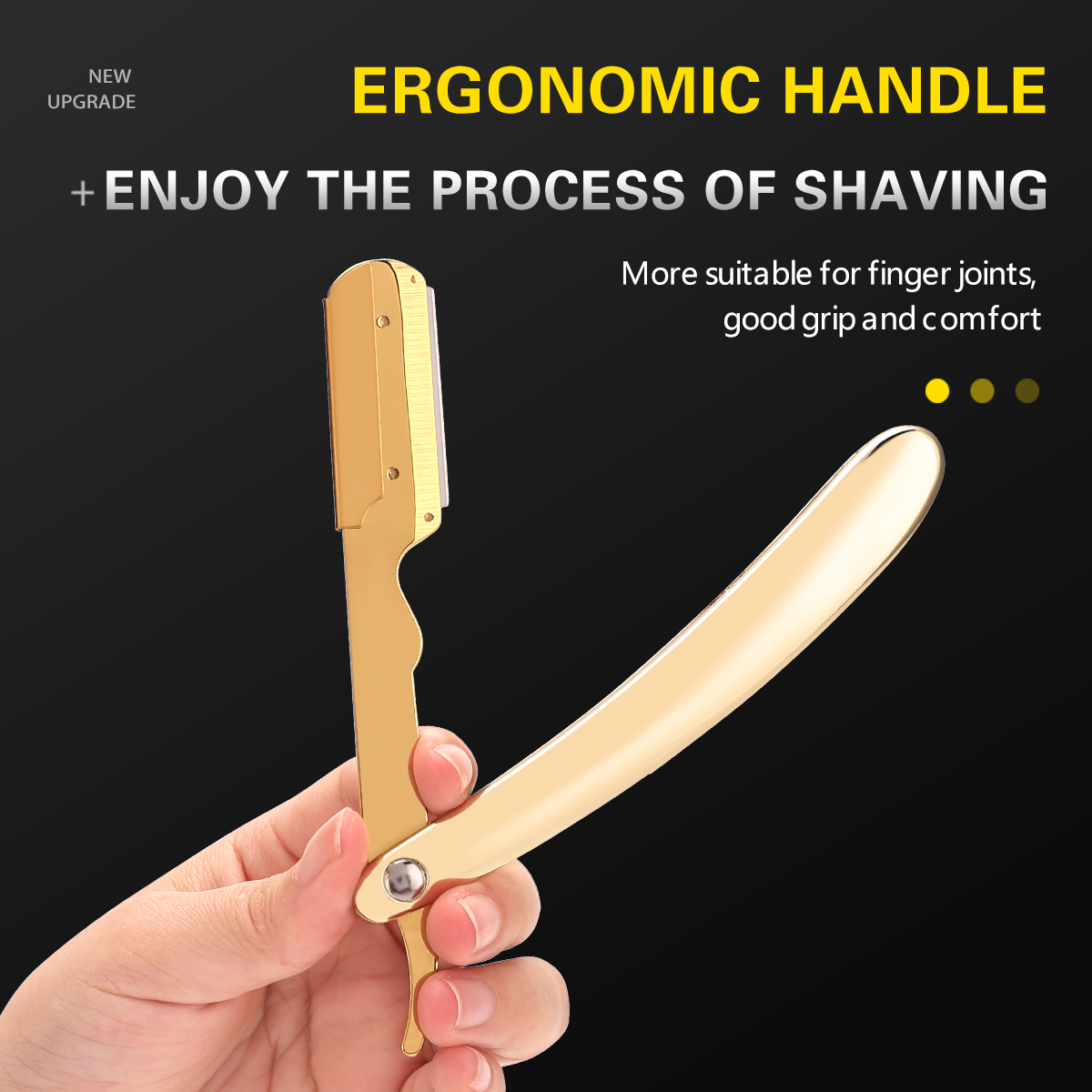 Silver Men Shaving Barber Tool - Aftershave recension och pris