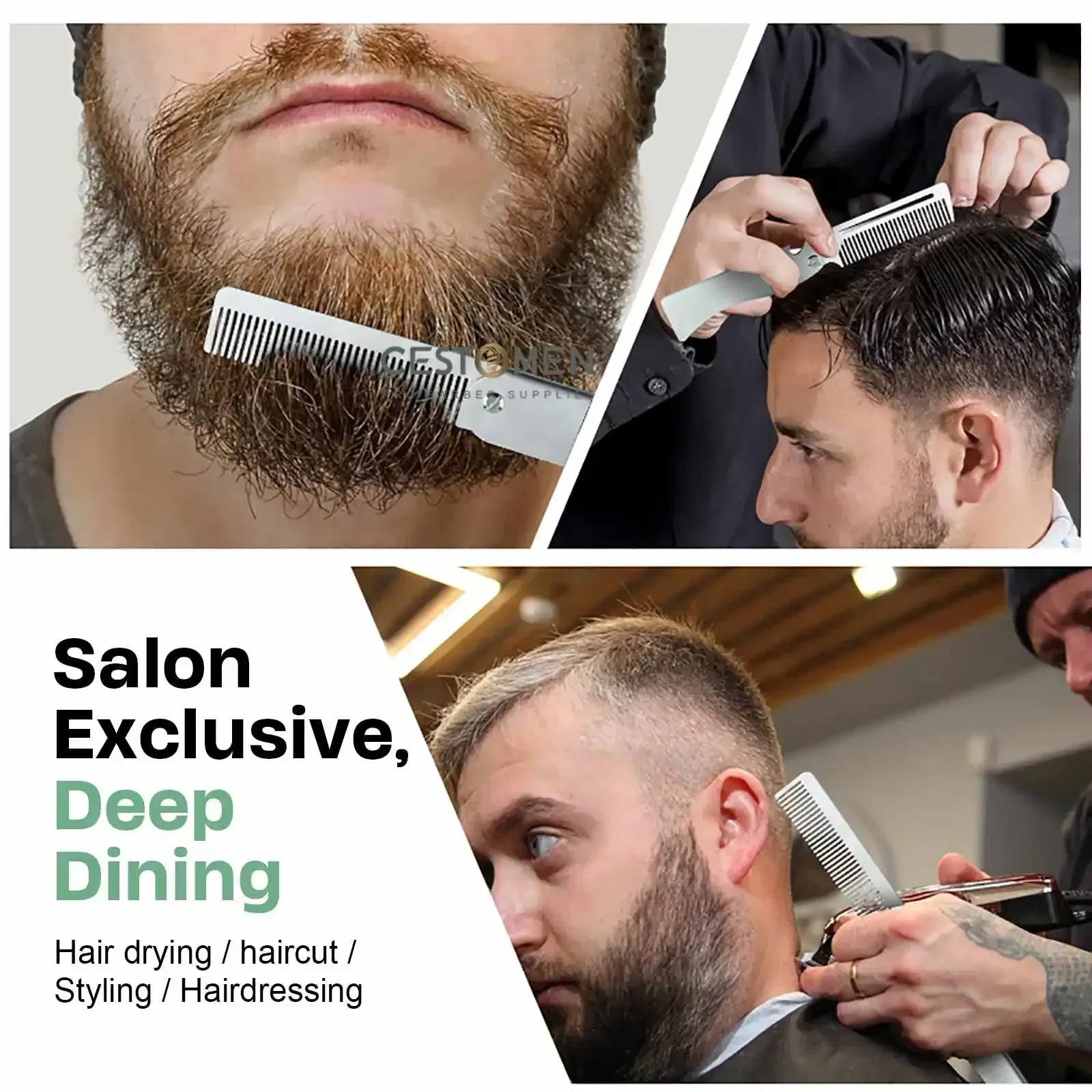 New Type 1/2PCS Portable Steel - Beard Oil recension och pris