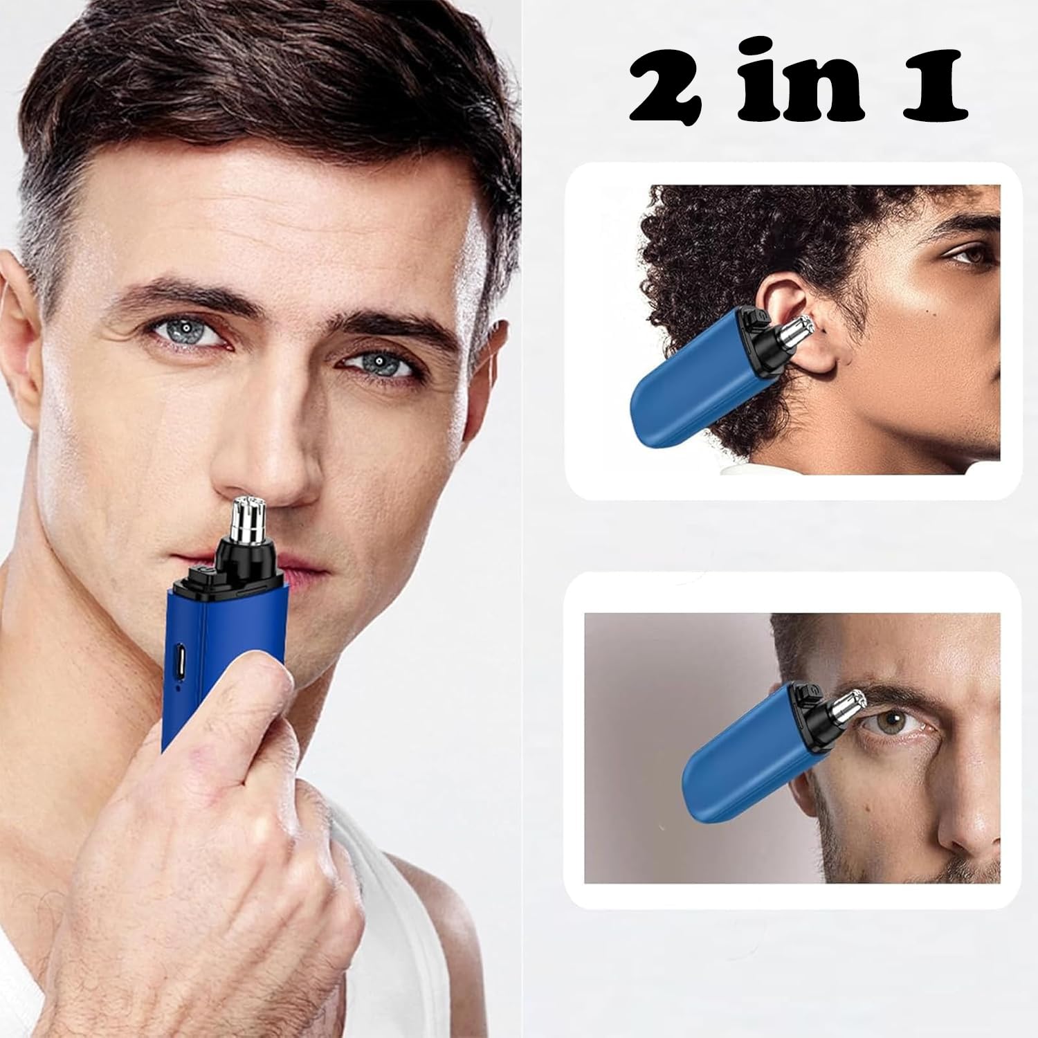 Nose Ear Hair Trimmer USB Rech - Nose Trimmer recension och pris