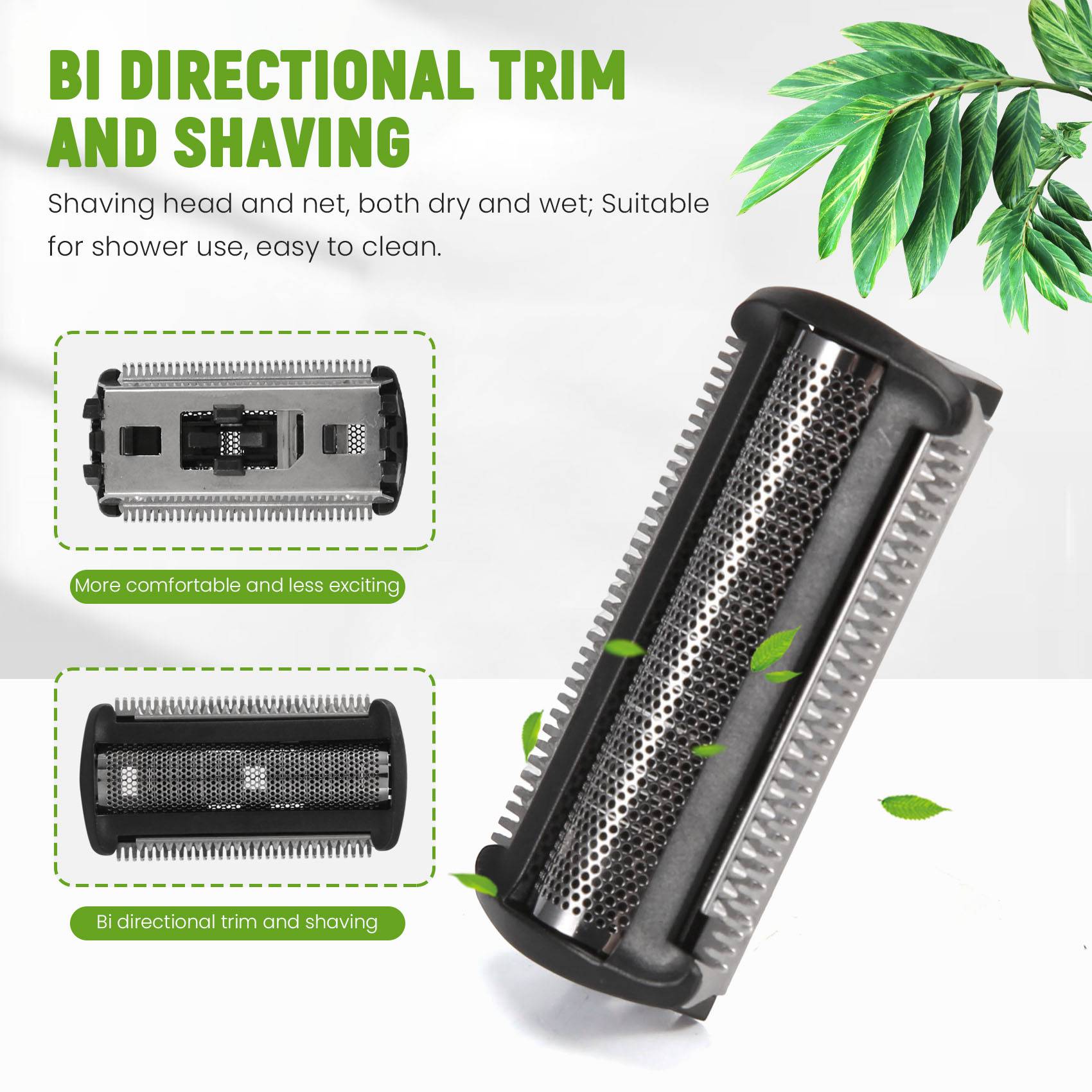 5 Pack Trimmer Shaver Head Foi - Body Trimmer recension och pris