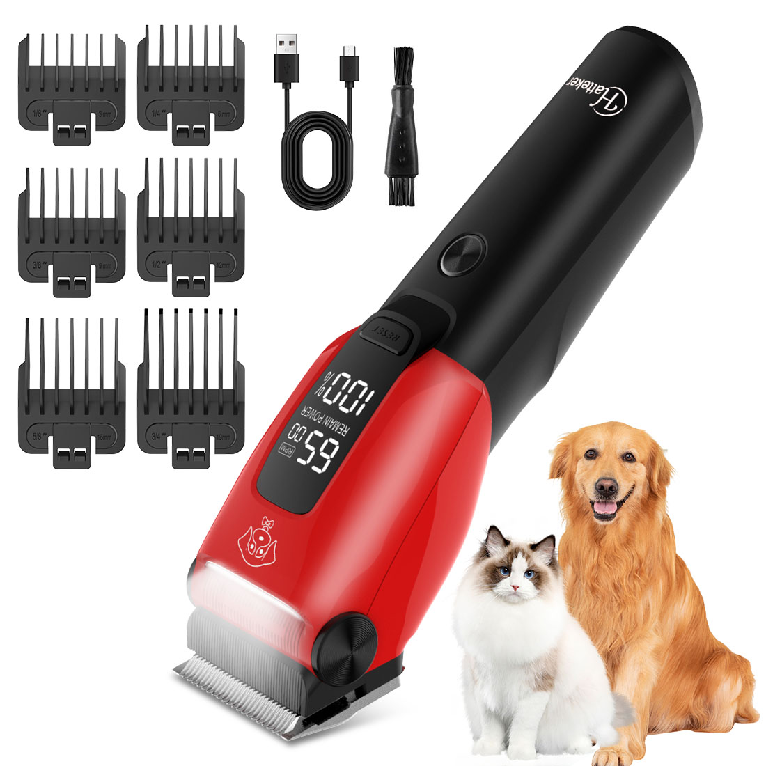 Hatteker Electric Pet Hair Cli - Grooming Kit recension och pris