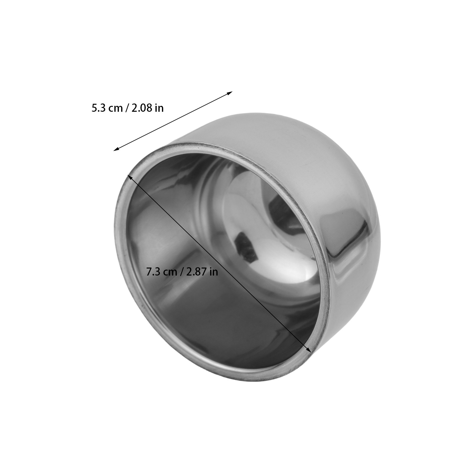Stainless Steel Shaving Bowl D - Mens Grooming Travel Kit recension och pris