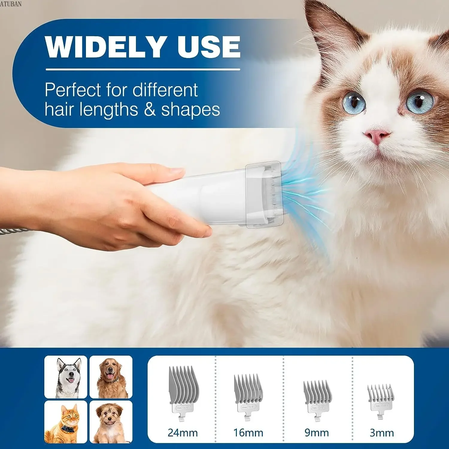 STLFLuxury Dog Grooming Kit wi - Grooming Kit recension och pris