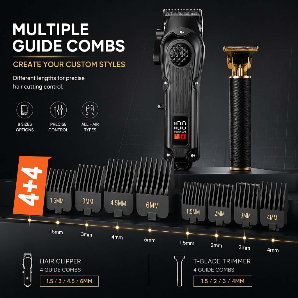 4-in-1 Men's Hair Clipper Set  - Electric Shaver Rotary recension och pris