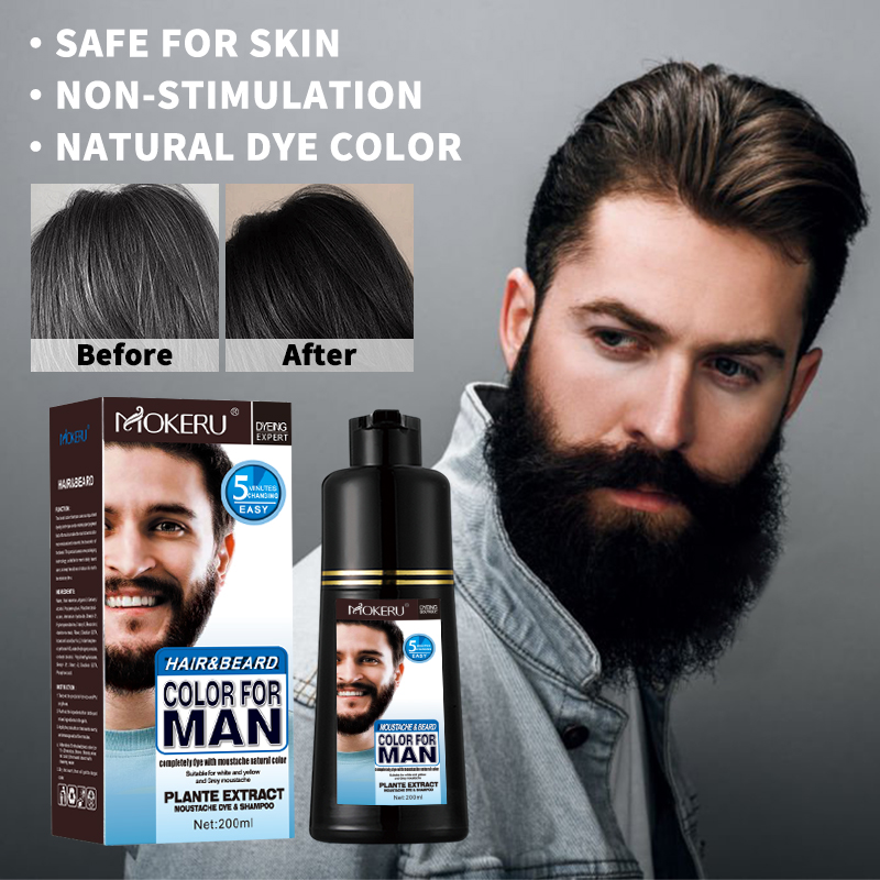 New Beard and Hair Dye Shampoo - Shaving Cream recension och pris