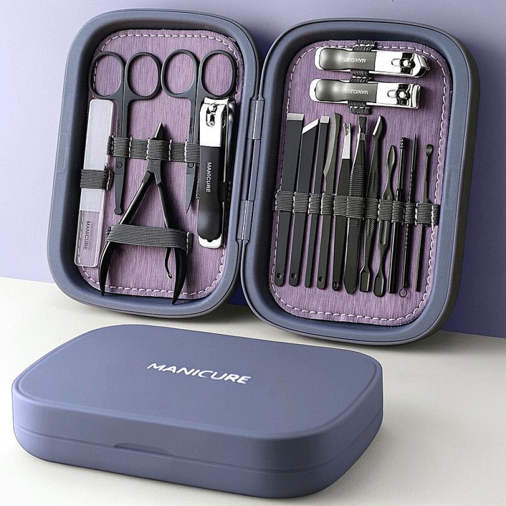 Professional Nail Scissors Set - Mens Grooming Travel Kit recension och pris