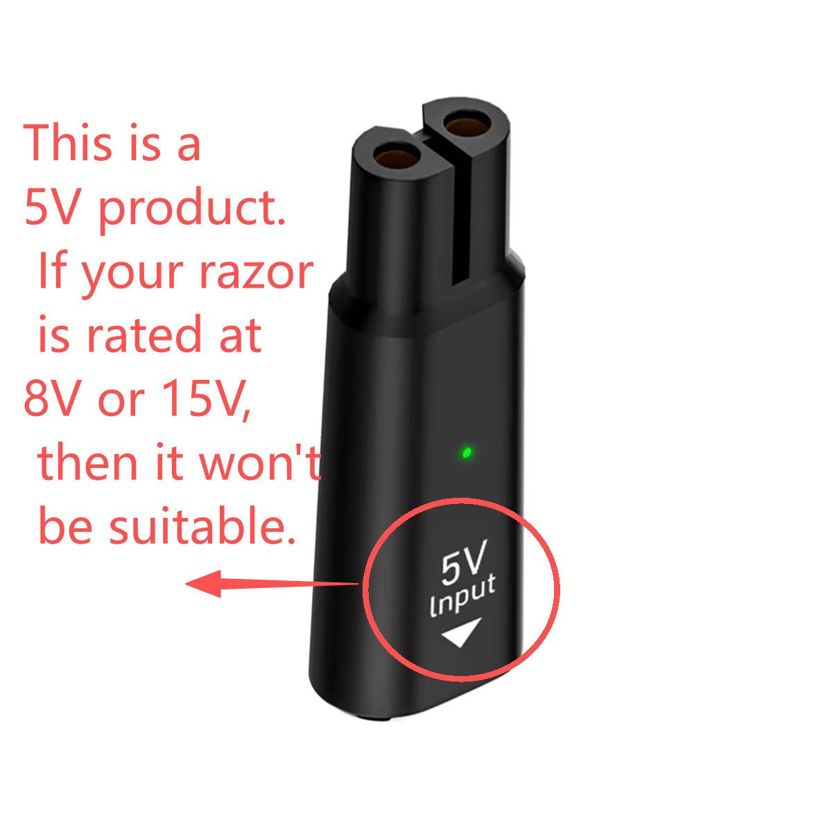 5V 15V USB Type C Charging Ada - Electric Shaver Rotary recension och pris