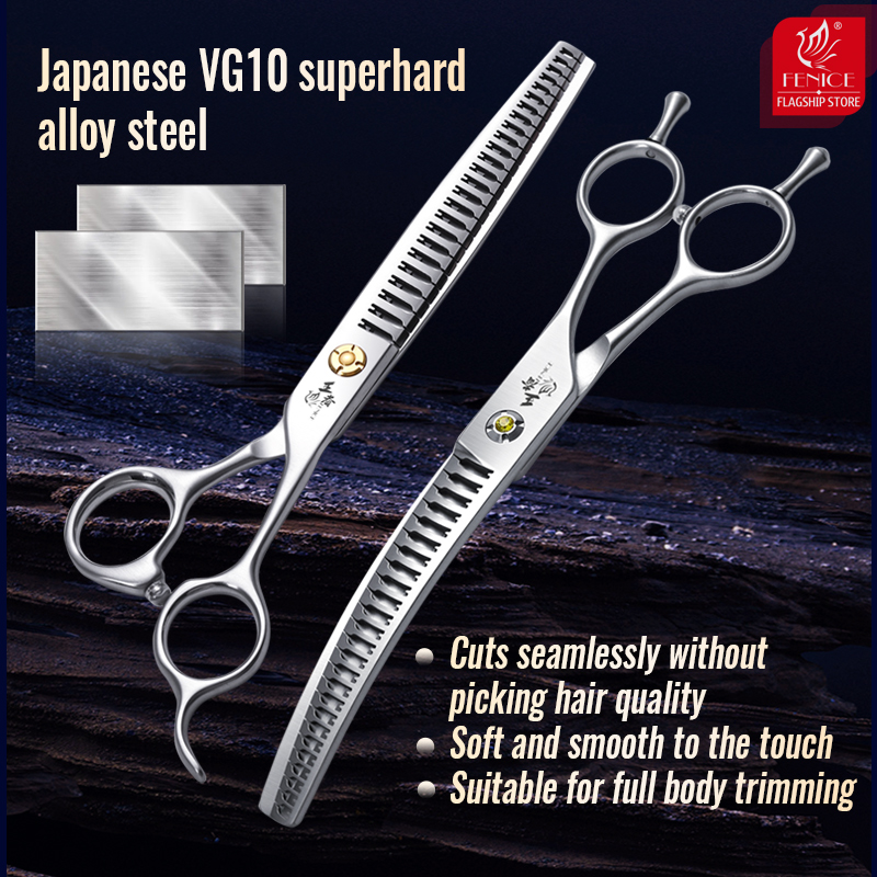 Fenice 7 Inch 3D Gradient Trac - Grooming Scissors recension och pris