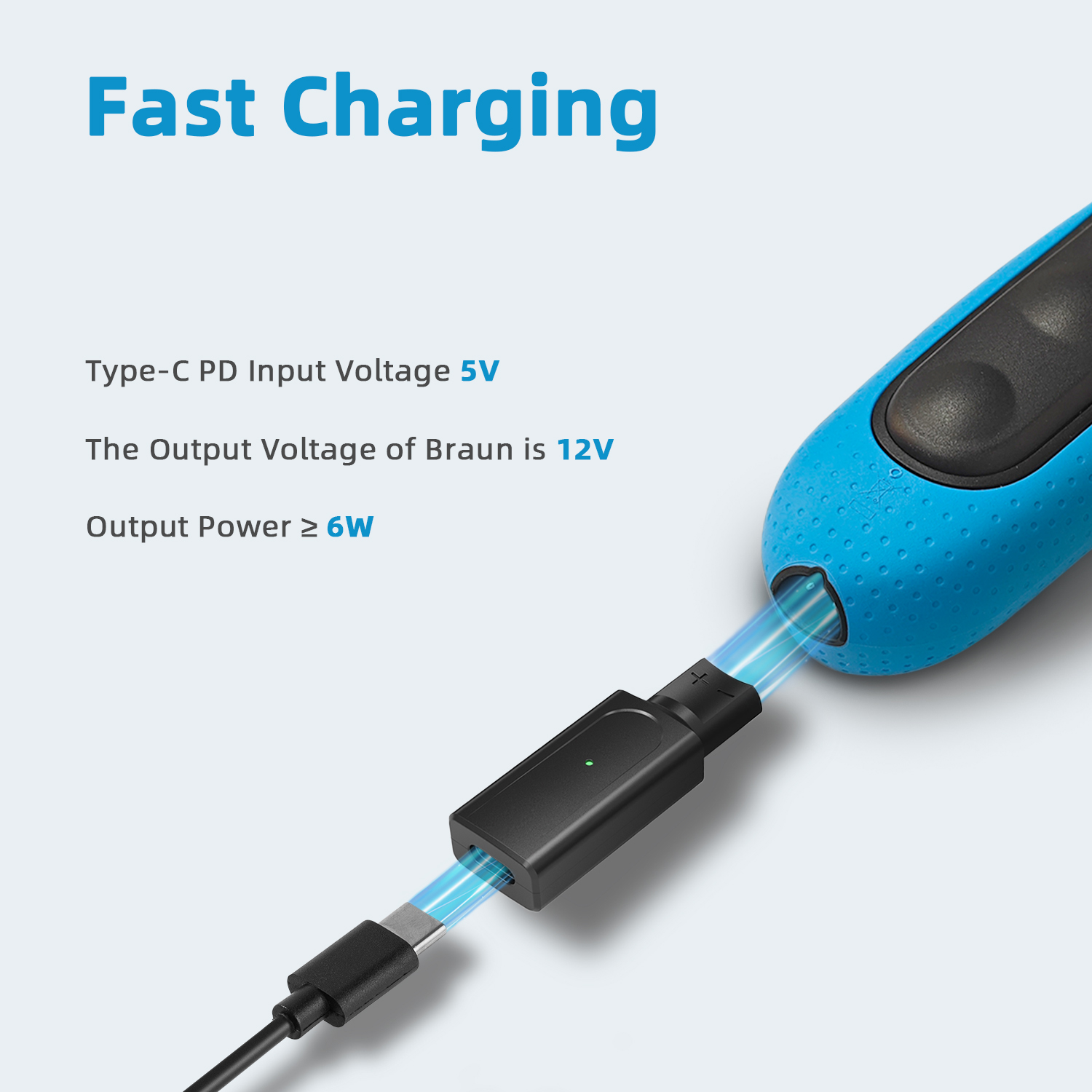 Brangdy 12V Type-C Shaver Adap - Electric Razor recension och pris